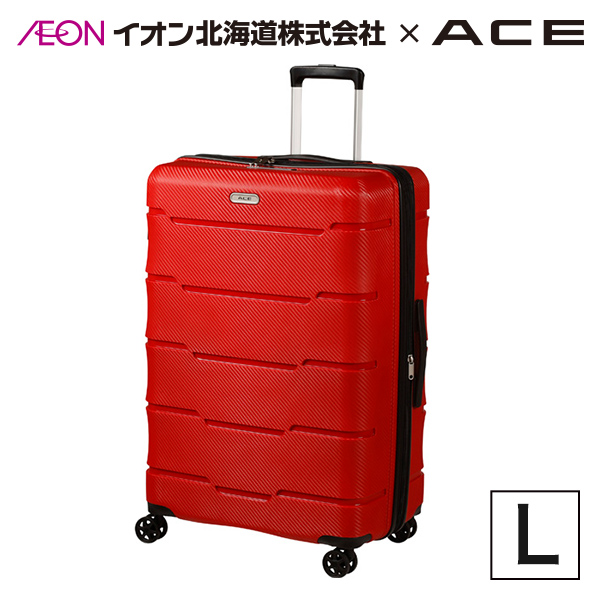 イオン北海道×ＡＣＥ オリジナル拡張ジッパーキャリーケース Lサイズ